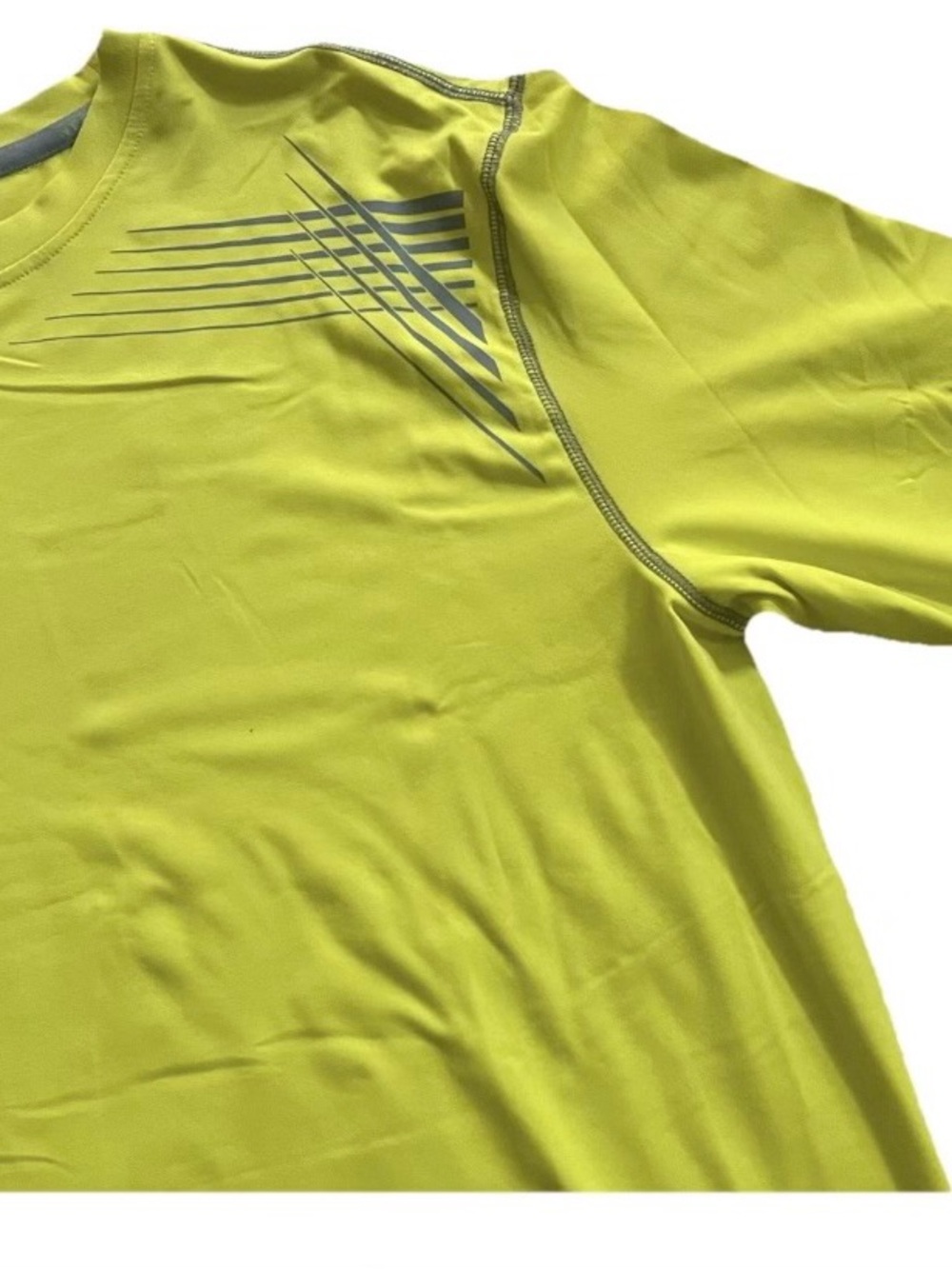 Nordictrack Men's Large Poly Span Crew Citron Pop Color